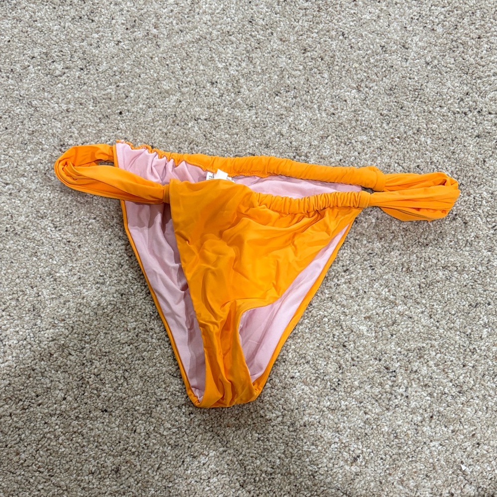 Gianni Bini Vibrant Orange and Soft Pink Bikini Bottom